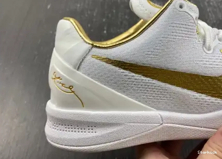 FV6325-100  Kobe 8 Protro White Golden Nike 0703